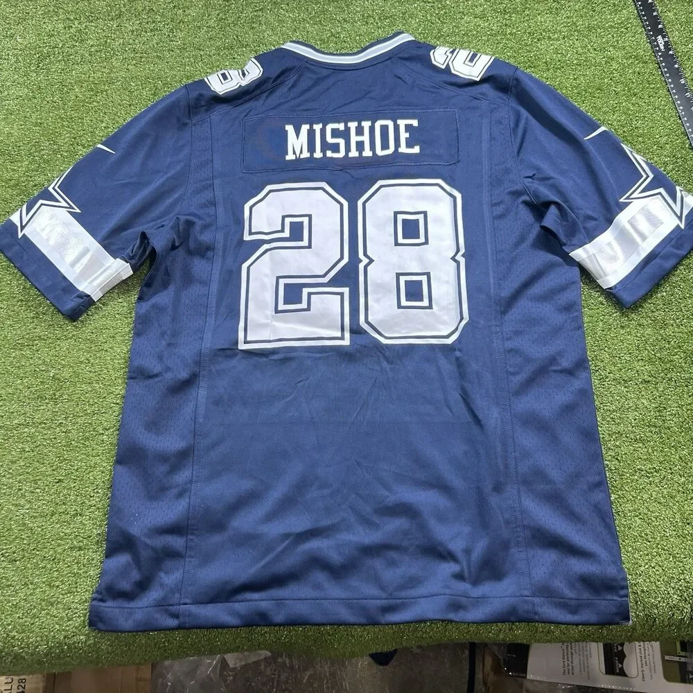 Cowboys #28 Custom Named Jersey Size L NWOT
